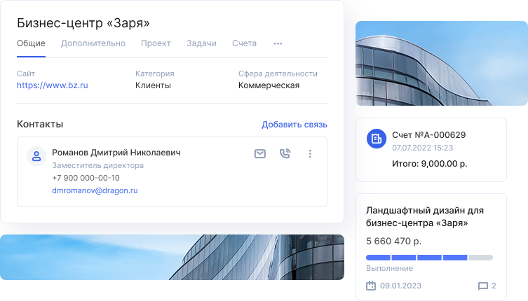 Вся информация о клиенте под рукой Вся информация о клиенте под рукой