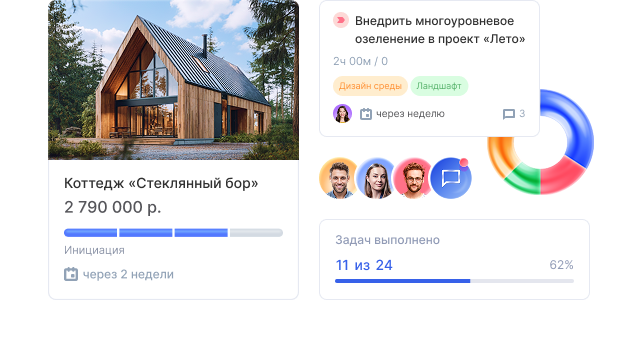 Единое рабочее пространство для общения, задач и проектов 