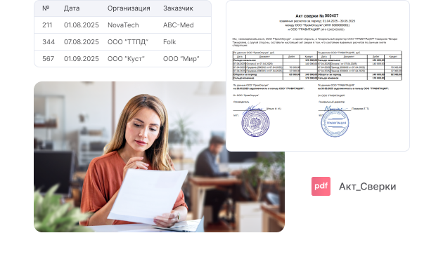 Акты сверки