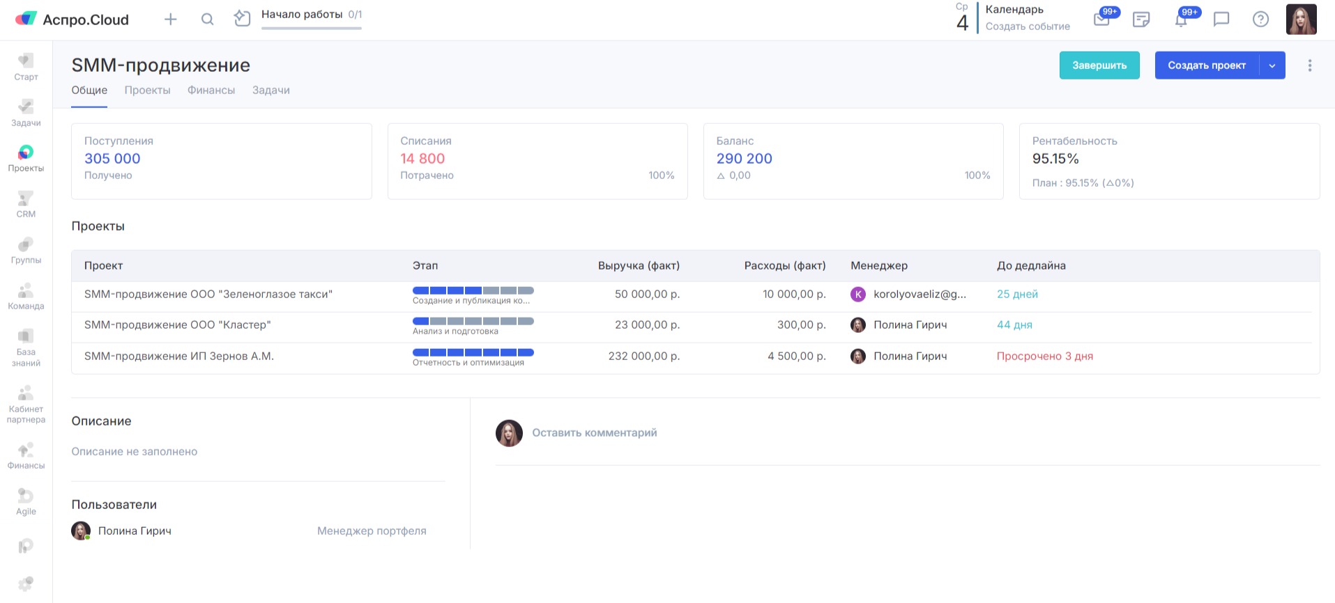 Портфели проектов