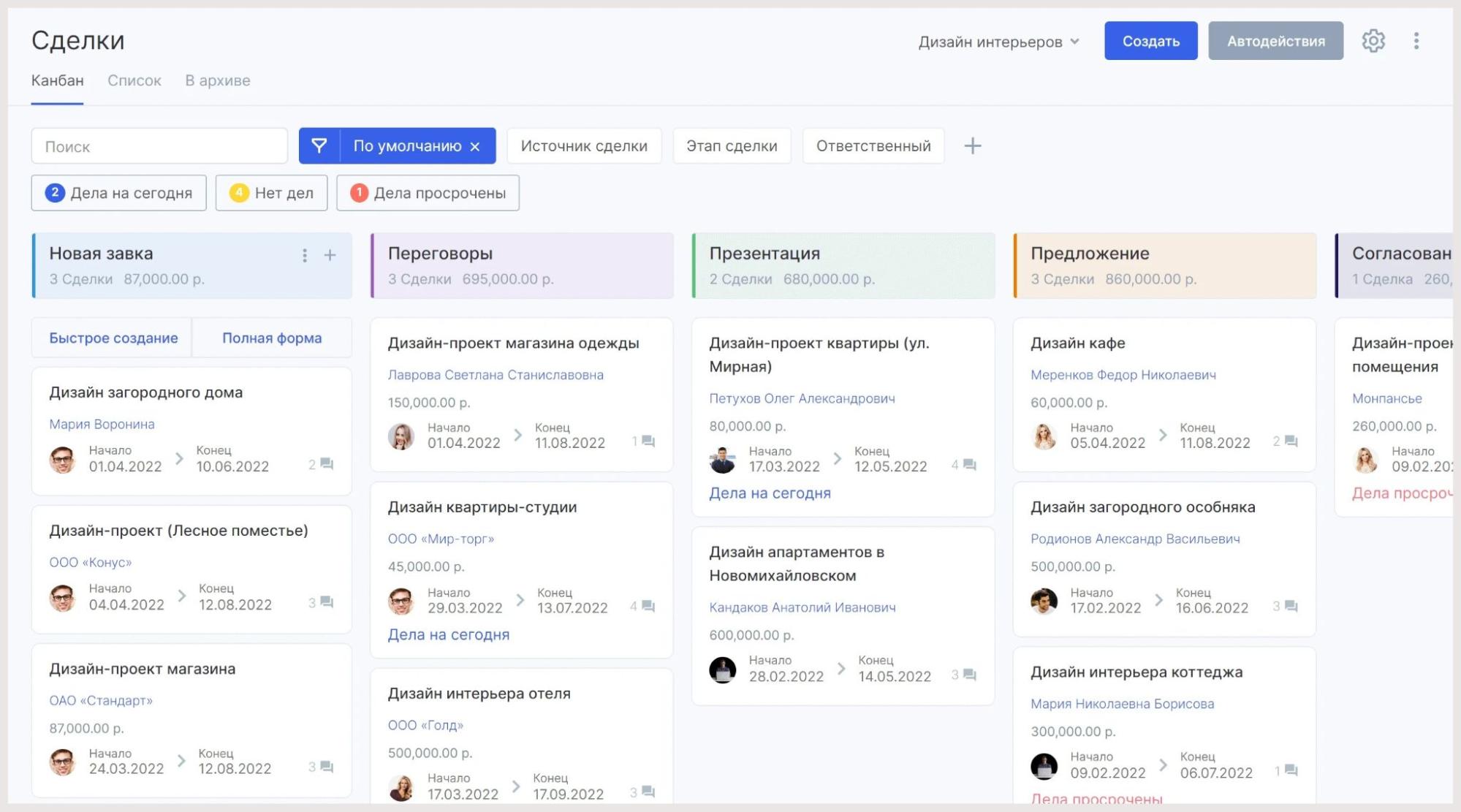 СRM-система Аспро.Cloud