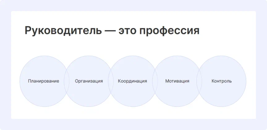 Полномочия руководителя