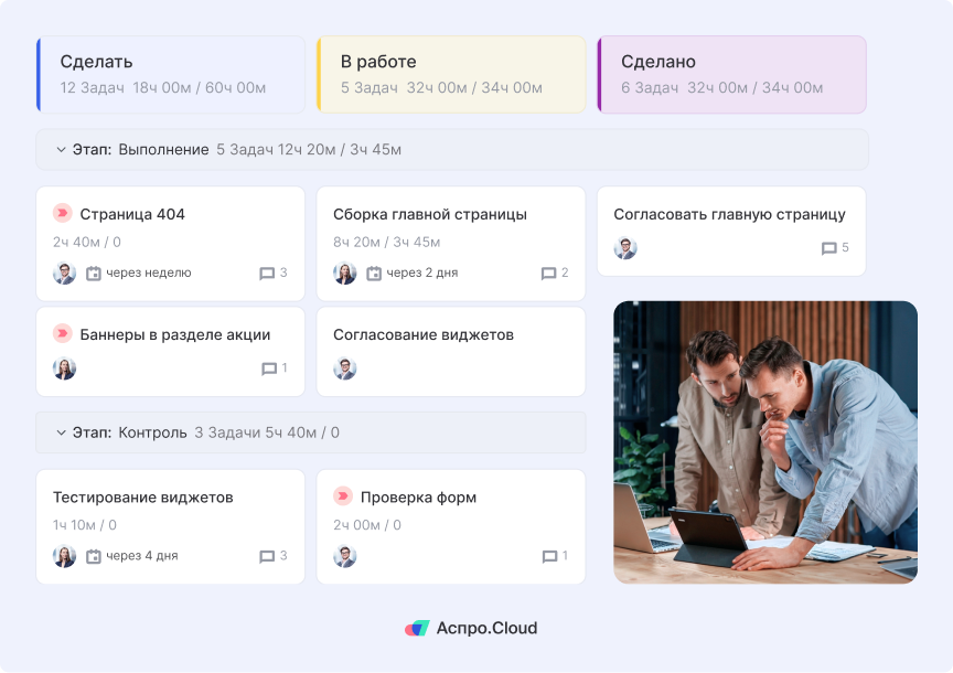 Канбан-доска для проектов
