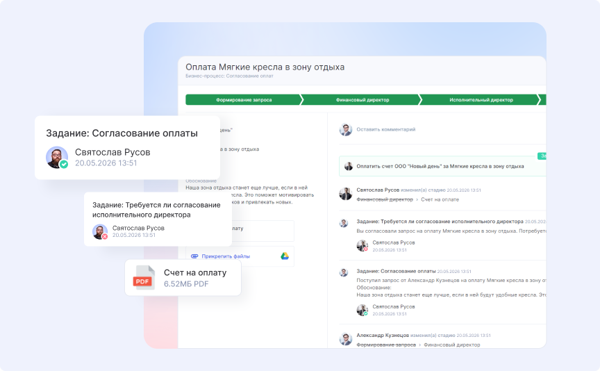 Автоматизация выставления счетов